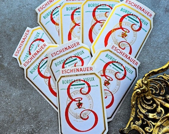 Vintage French Wine Labels - Sets of 8 labels