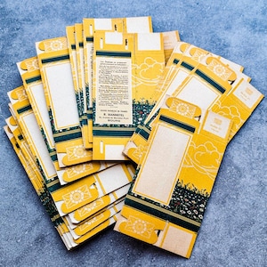 Set Vintage französische Apothekenpapierkästen
