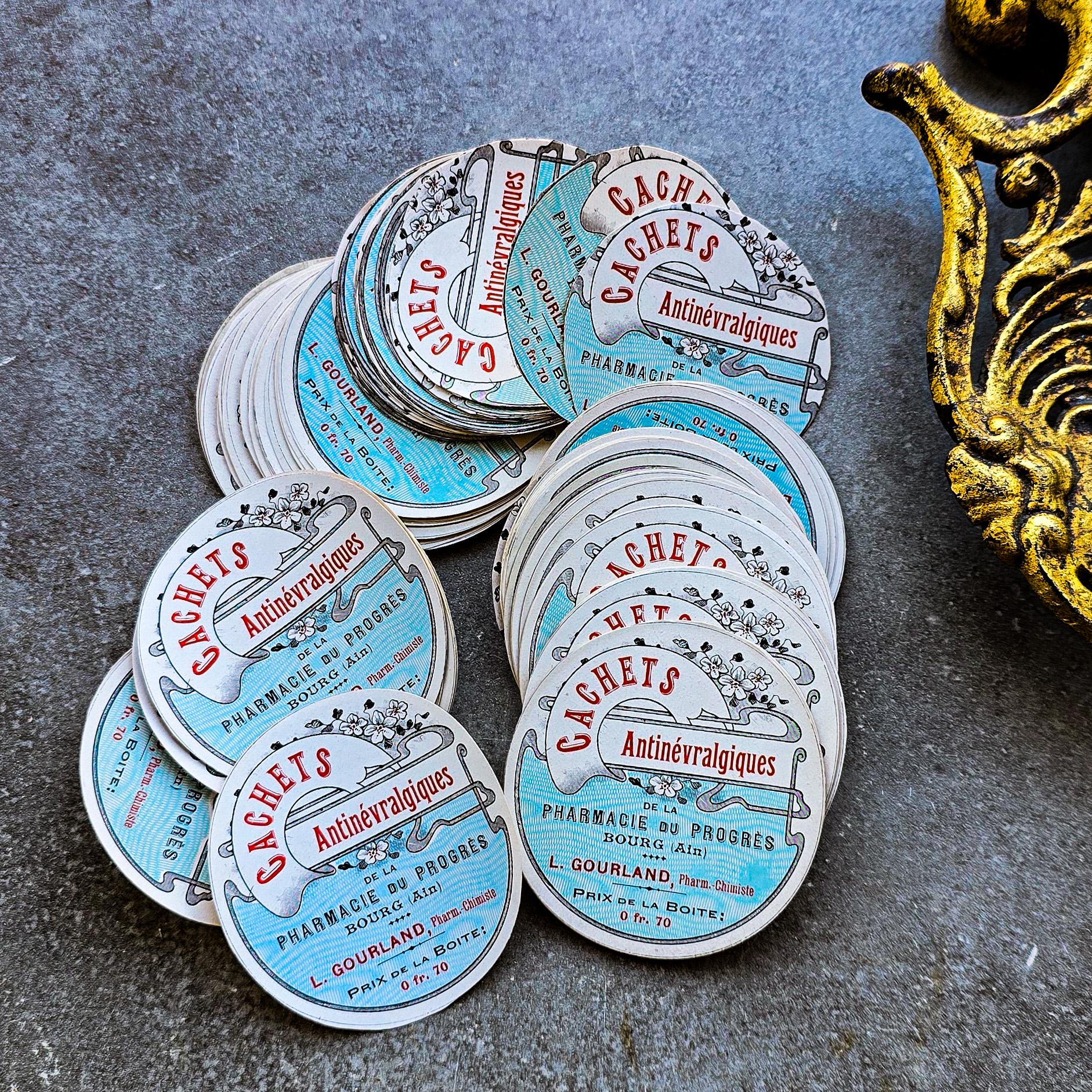 Old pharmacy labels - Etsy 日本