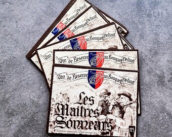 Vintage French Wine Labels