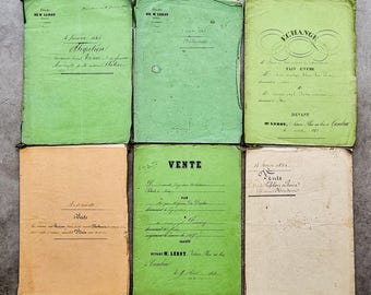 Antique French Documents