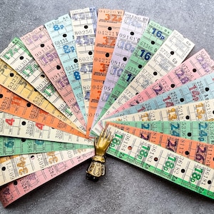 1960s bus tickets - Etsy 日本