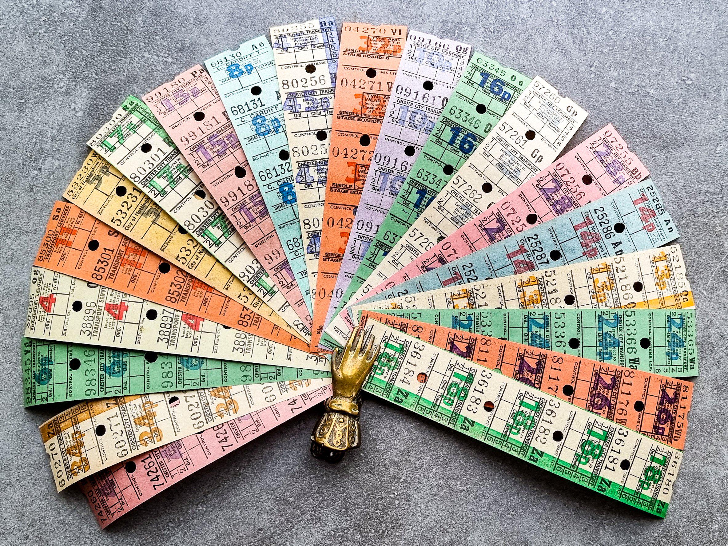 British Bus Tickets - Etsy Australia