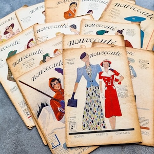 Vintage Frans modetijdschrift