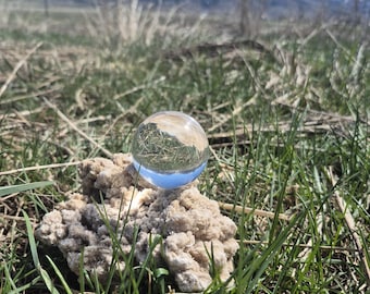 Lemurian Quartz sphere