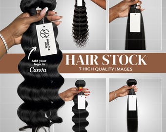 Stock Haar Fotos: Beauty Branding (Digitaler Download, 7 Bilder)
