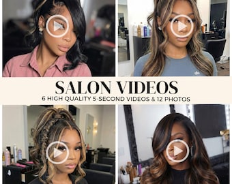Salon Hair Stock Videos & Images: Beauty Branding (Digital Download)