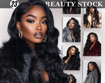 Hair Extensions Stock Photos: Website Banner Images (23 Files)