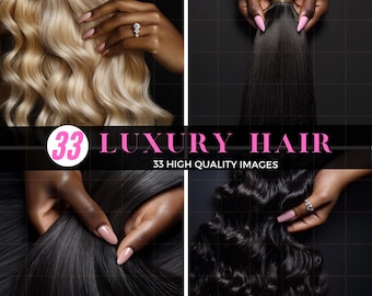 Fotos de stock de cabello de lujo, imágenes de negocios de belleza (descarga digital)