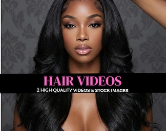 Hair Stock Hair Photos and Videos: Beauty Branding (Digital Download)