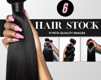 Haarverlängerung Stock Photos, Beauty Business Bilder (Digitaler Download)