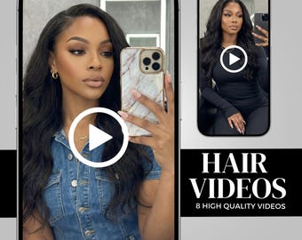Hair Stock Video: Salon Beauty Reel (Digital Download, 8 Videos)