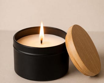 Divine Ember Non-Toxic Soy Wax Candle | Patchouli, Cedarwood, Cinnamon Scent | Relaxation Home Fragrance