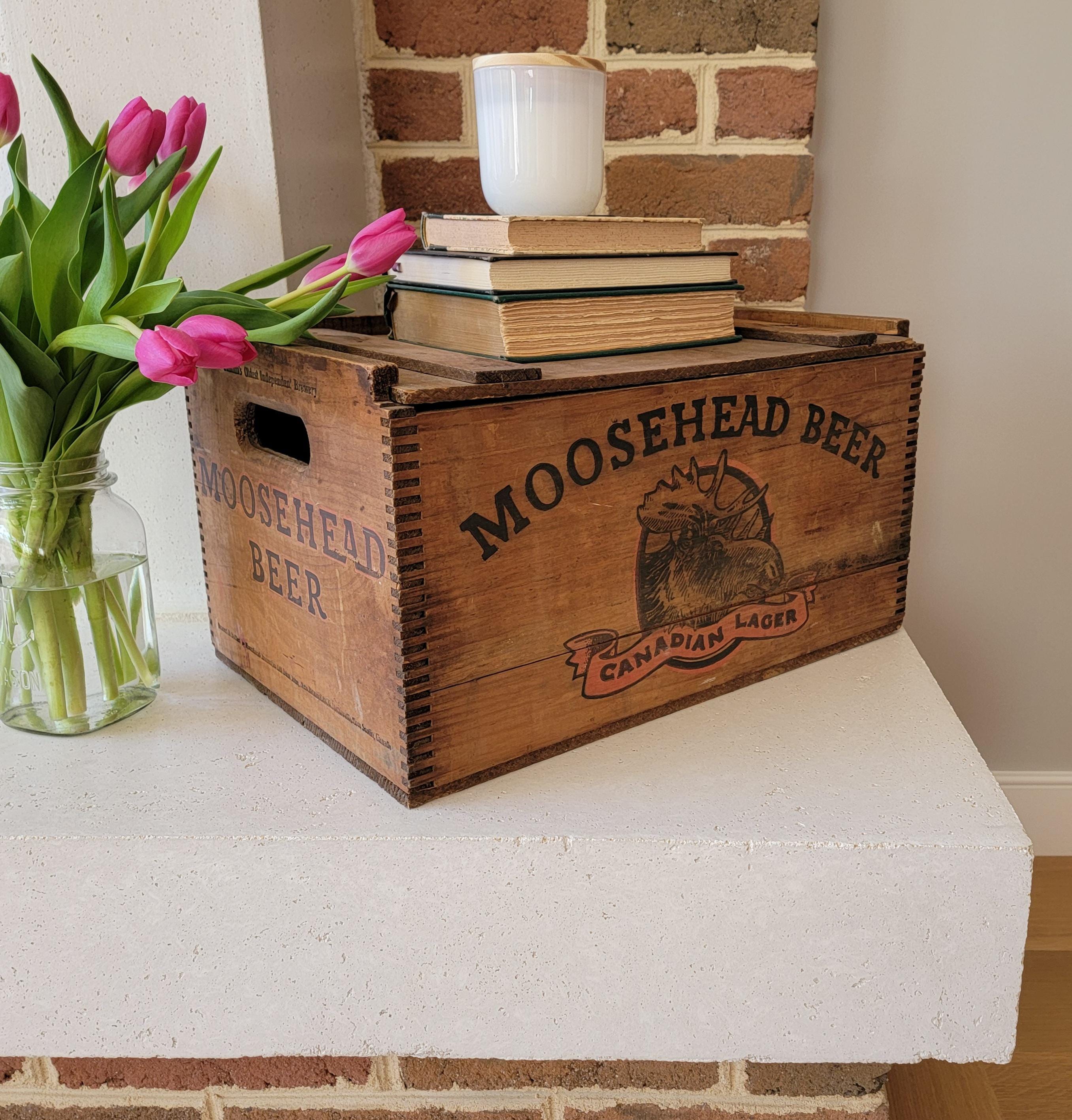 MOOSEHEAD BEER 木箱　アメリカンヴィンテージ b9831931c119ba334e44841f278948