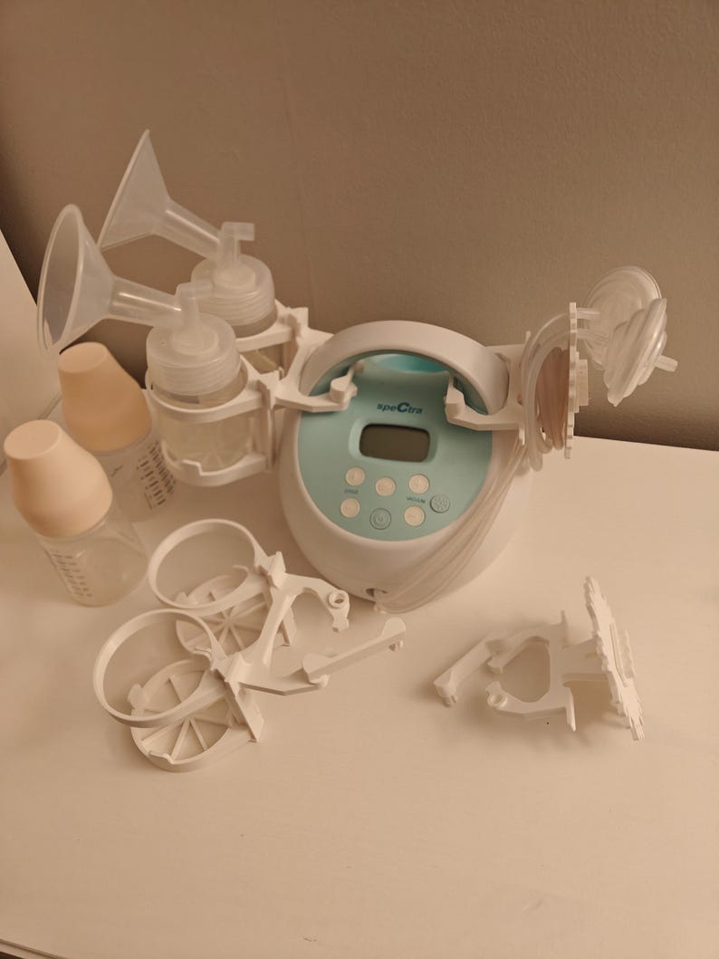 Spectra Breast Pump bottle holder and tube holder add-on (for S1 Plus/S2 Plus Pumps). image 2