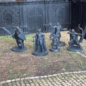 Resin Adventurer Party: Player Character Miniatures