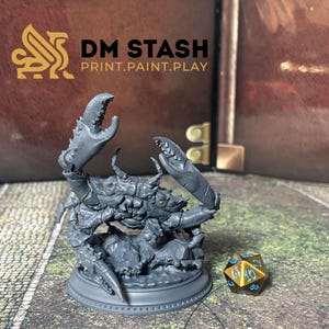 Giant Crab Snippy by DM Stash - D&D | Tabletop | 16k Resin Miniature