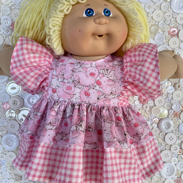 Piggies Dress and Bloomers for 16" CPK Cabbage Patch Doll