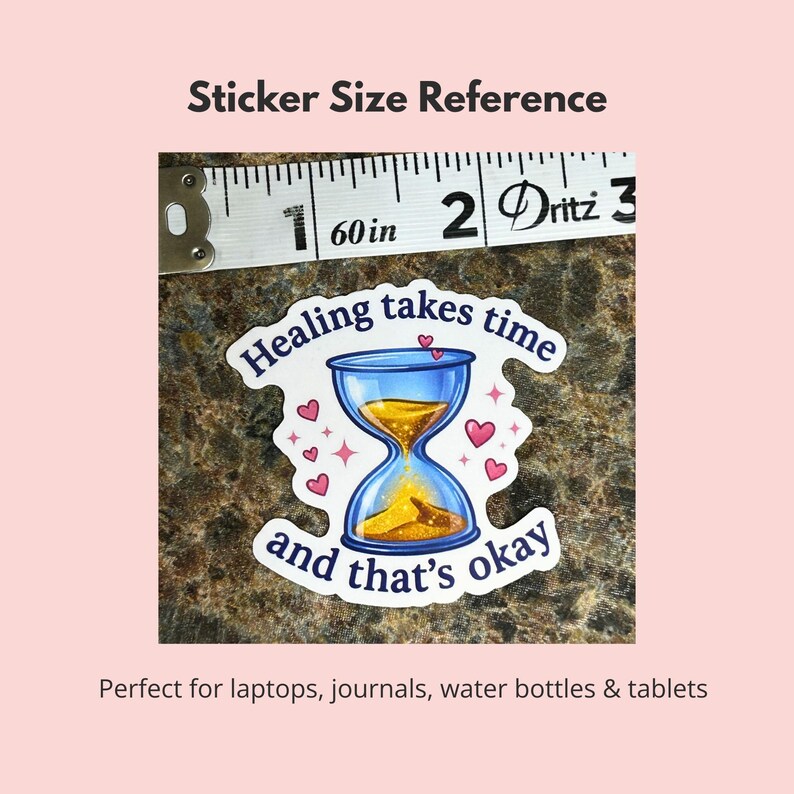 Healing Takes Time Sticker | Mental Health Affirmation Sticker ...