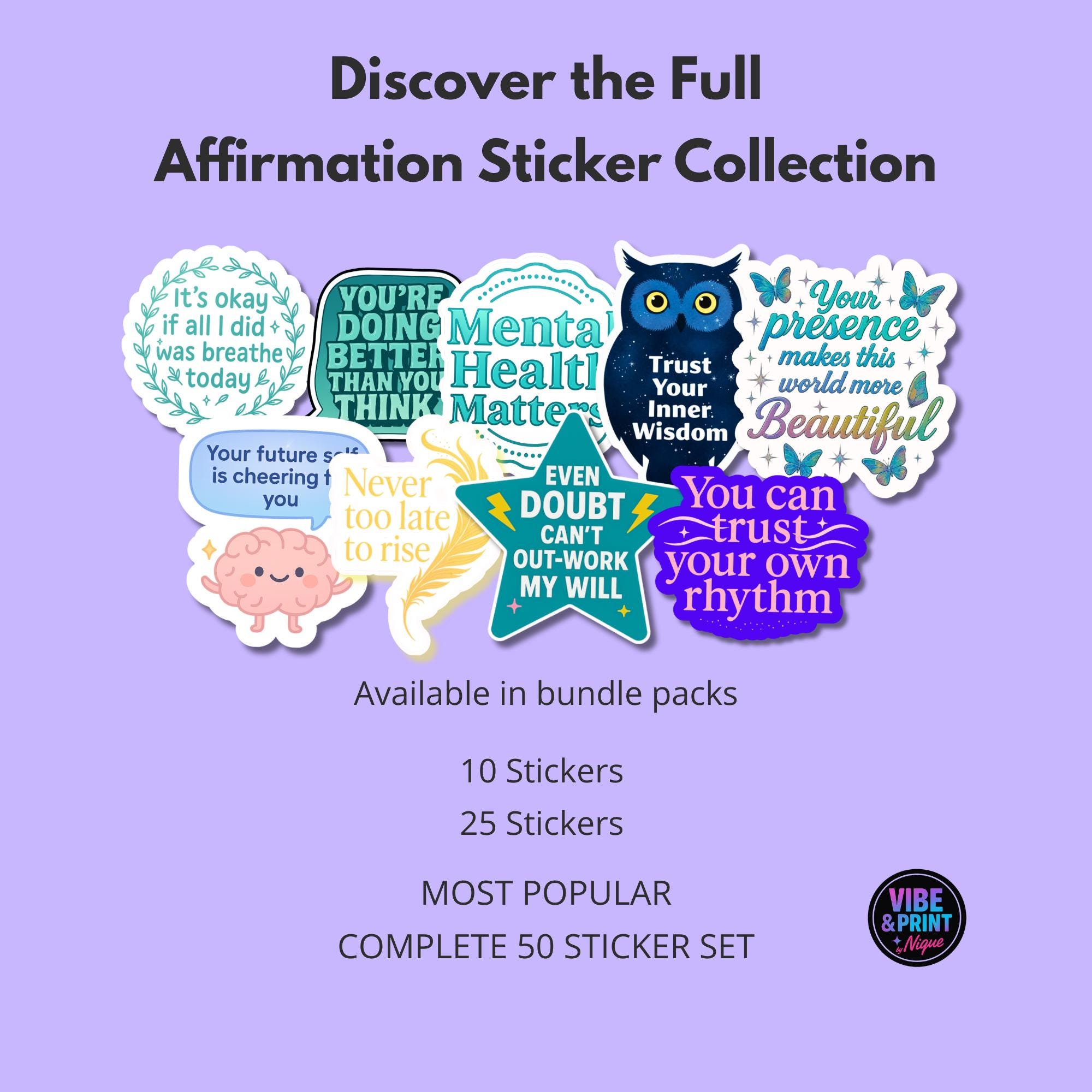 Your Future Self is Cheering for You Sticker | Encouragement ...