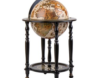 Barek Globe I Barek I Szafka barowa I Wózek barowy Globe I Mobilny barek I Globus zabytkowy I Globus antyczny I Globus I Barek domowy I Globus zabytkowy I Prezent I