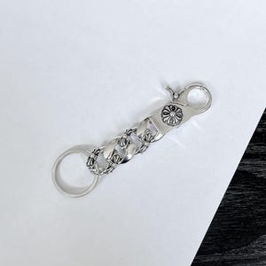 Chrome CH STYLE Link Keychain - Etsy