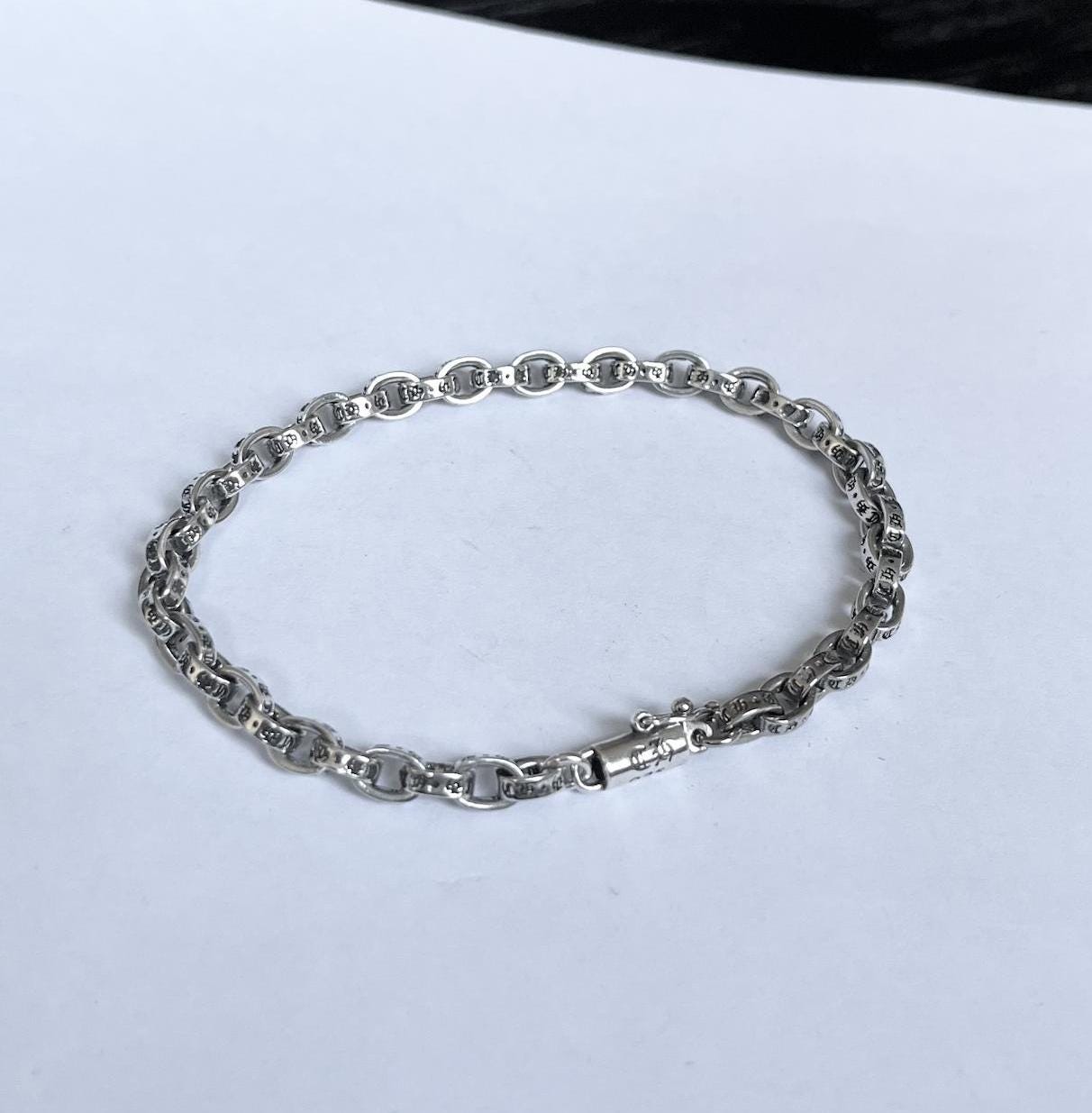 Chrome Hearts Paper Chain Bracelet - Etsy Chrome Hearts Paper Chain Bracelet - Etsy