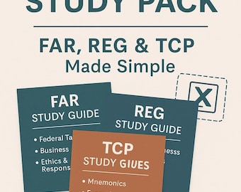 Paquete de estudio definitivo para el examen de CPA