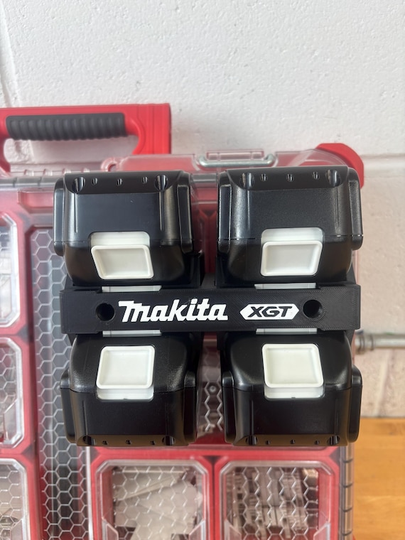 Makita 40V XGT Battery Wall Mount Holder – Holds Batteries
