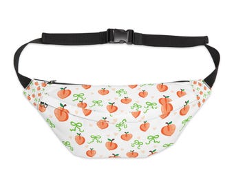 Large Fruit and Bow Patterned Fanny Packs