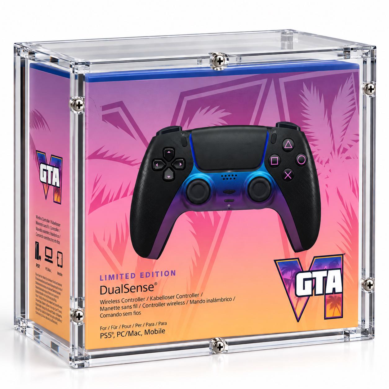 Acrylic Protective Case for PS5 Gaming Controller Dualsense