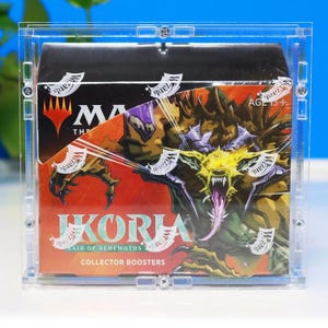 Estuche de acrílico apto para caja de colección MtG Magic the Gathering, funda protectora para caja de exhibición, funda para colección TCG