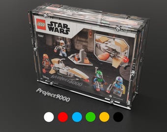 Acrylic Protective Box for LEGO Star Wars Battle Pack Minifigures Set