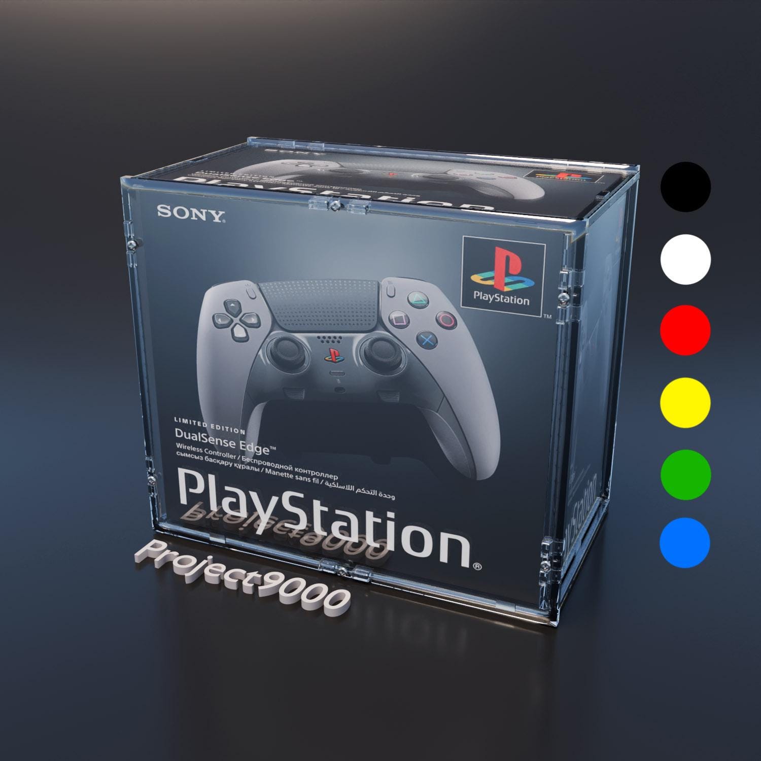 PS5 ハンドプロテクト クリスタルケース021 Acrylic Protective Box for PS5 Gaming Controller Dualsense