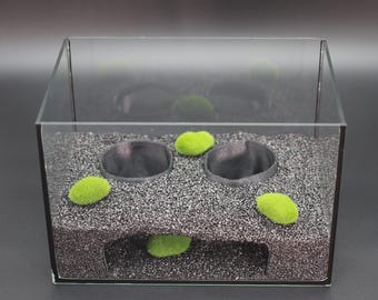 Aquarium and terrarium tunnel - cave for fish, bettas and lizards - the perfect hiding place to relax.