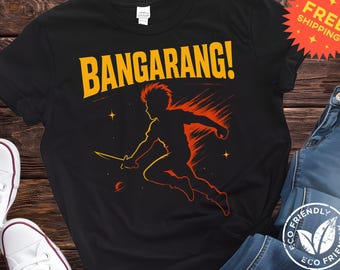 Bangarang! Rufio Silhouette Flying T-Shirt | Hook Inspired Lost Boys Tee | 90s Movie Nostalgia Shirt | Movie Lovers | Gifts | Casual Wear