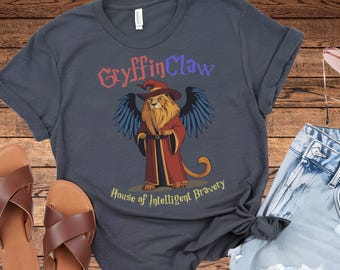 Gyrffin-Claw Tee | Courage Meets Wisdom | Fantasy-Inspired T-Shirt for Bold Minds