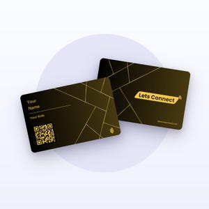 Wizytówka osobistego trenera PVC, dożywotni, inteligentny kod QR do odwiedzin i udostępnianie informacji