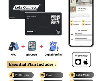 Digital Business Card Template – Modern Realtor Networking
