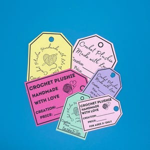 Price Tag Bundle 1 for Crochet Plushies (Love)
