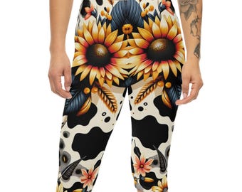 Floral Zebra Print Capri Leggings: Stylish Activewear Yoga Pants