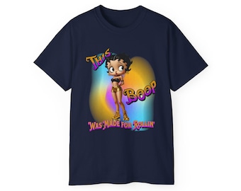 Retro Betty Boop Skater T-Shirt: Ethically Sourced US Cotton Tee