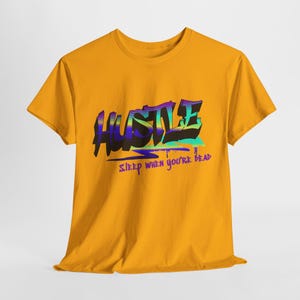 Hustle Hard Vibrant Graffiti Design, Graffiti-Inspired Art, Motivational Merchandise, Entrepreneur Lifestyle Apparel, Motivational Gift