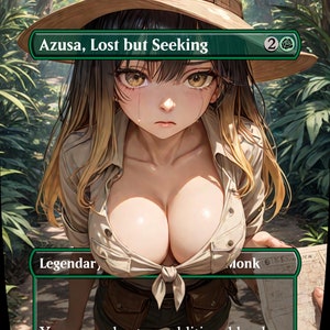 Azusa, Lost but Seeking - MTG Anime Proxy
