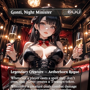 Gonti, Ministro de la Noche - MTG Anime Proxy