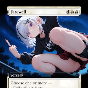 Adieu - Styles variés (mature) - Proxy MTG Anime