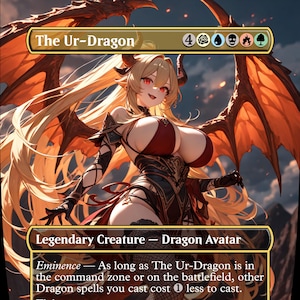El Ur-Dragón - MTG Anime Proxy