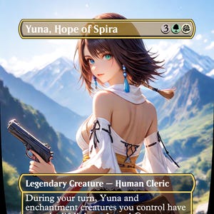 スピラの希望、ユウナ - MTGアニメプロキシ