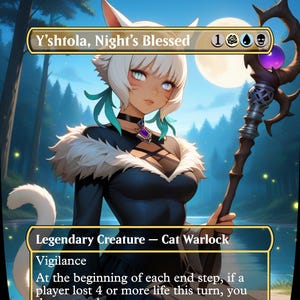 Y'shtola, Night's Blessed - MTG Anime Proxy