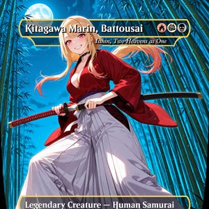Kitagawa Marin, Battousai (Isshin, Due Cieli come Uno) - MTG Anime Proxy
